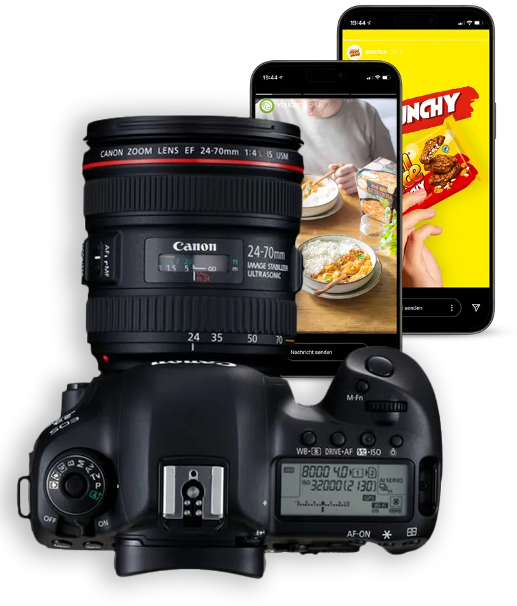 Professionelles Equipment für Food-Fotografie kombiniert mit ansprechenden Social-Media-Visuals, präsentiert von Socialfood, der führenden Food-Fotografie-Steiermark